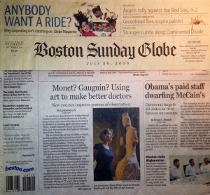 Boston Globe 7/20/08